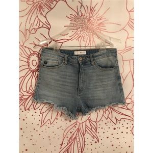 KanCan // Light-wash denim shorts
